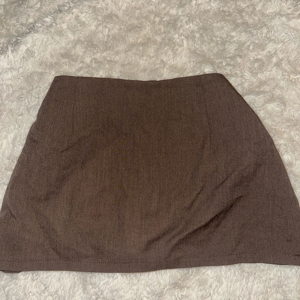Elegant Brown Women's Skirt